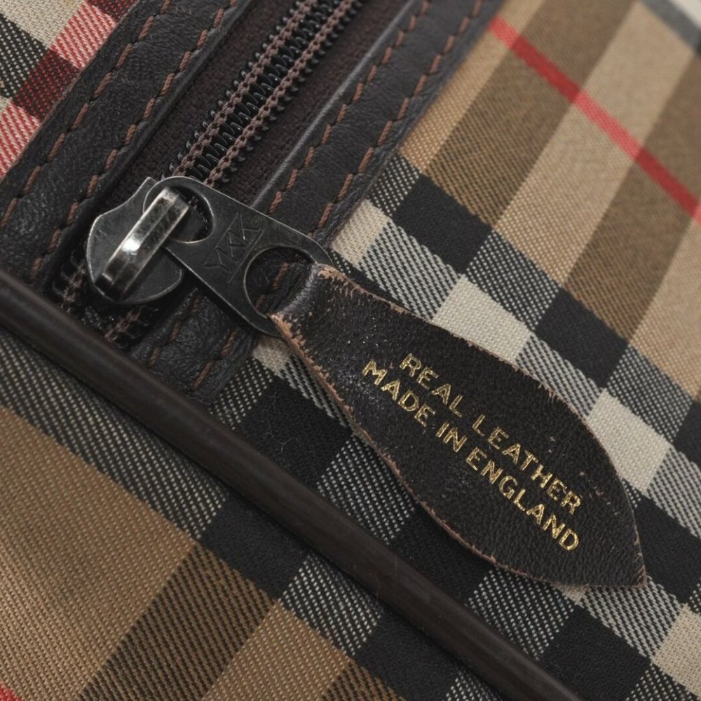 Auth Burberrys Nova Check Pattern Travel Boston Ba - Picture 8 of 12